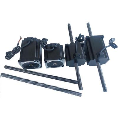 86按通式直线丝杆贯穿式往复伸缩步进大扭矩可贯要求做