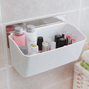 0fe9双庆吸盘浴室置物架收纳厕所壁挂洗手间卫生间吸壁式 置物架免