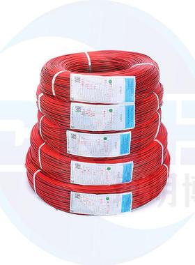 2468红黑并线18202426awg铜并线镀锡双电子线延长线590米一卷