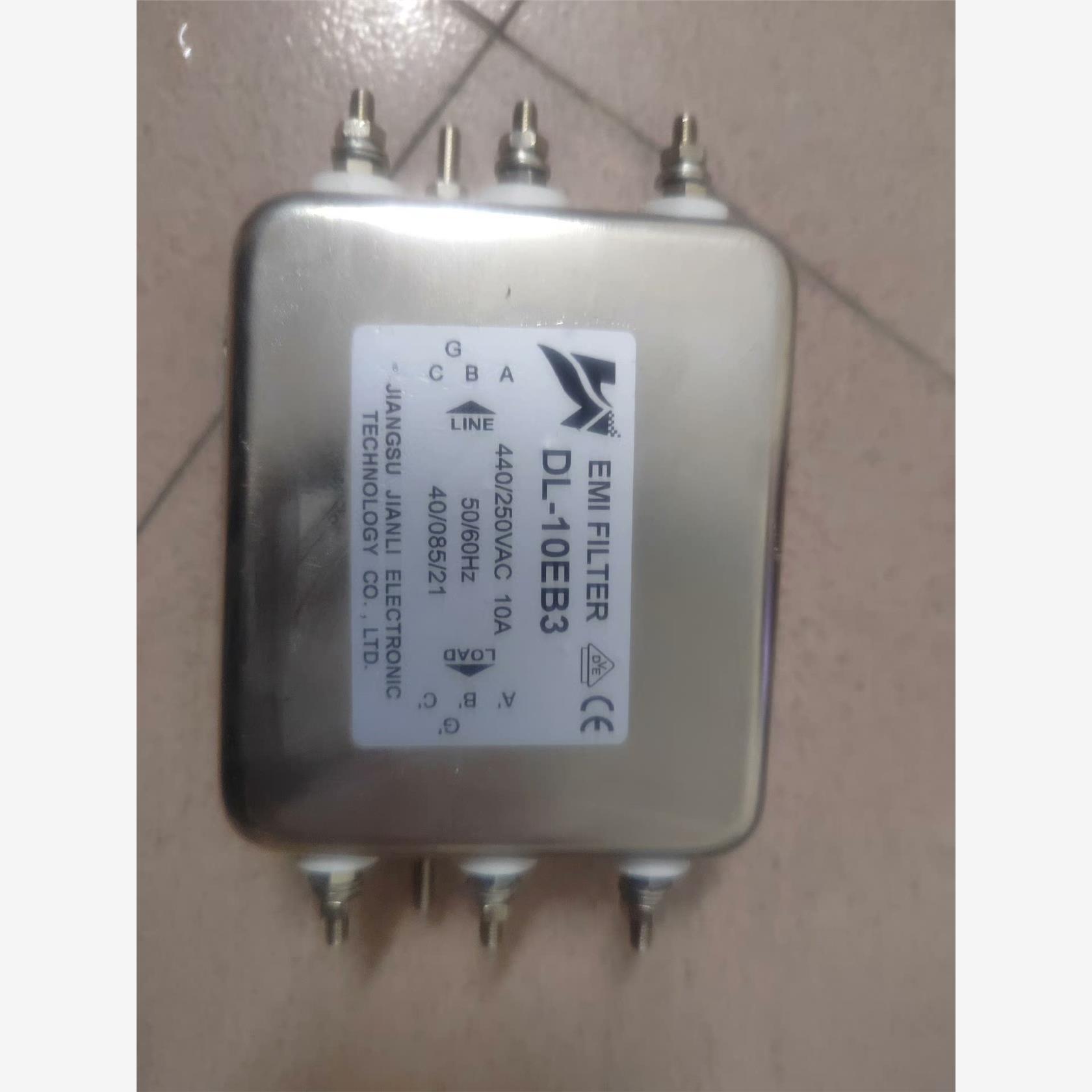 议价（拍前议价）滤波器电源滤波器DL-10EB3   三相10A，功能正常