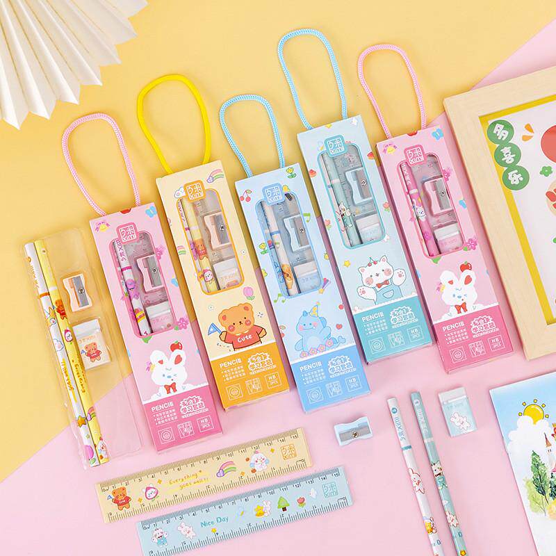 奖励学生实用铅笔套装奖品文具小礼品幼儿园全班儿童分享毕业马小