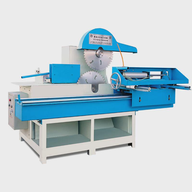 料生产圆木推台锯木工推台锯原木开厂家锯全自动木工圆木开片锯