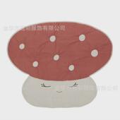 宝宝爬行地垫垫子加厚防摔地垫精美刺绣儿童蘑菇家用