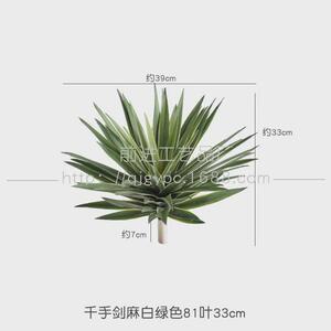 仿真芦荟龙舌兰剑麻沙生植物小棵绿植家居门店造景堆景装饰摆件
