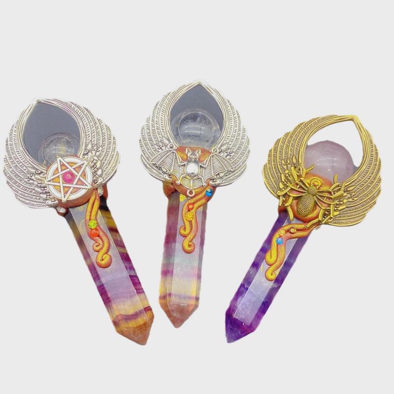 工厂魔法棒天然魔法权杖销售小摆件桌面摆件手工雕刻件装饰摆件