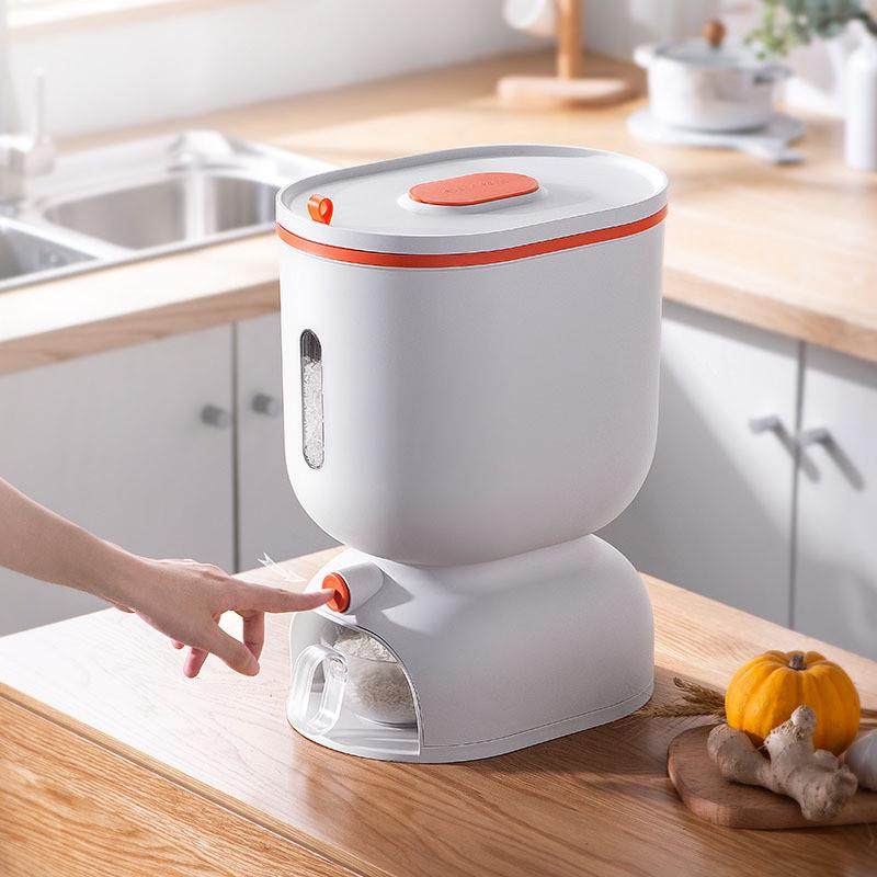 按压式计量米桶厨房米箱密封储粮桶家用储米箱塑料防虫防潮装米桶,电子/电工,接线端子,淘宝优惠券,粉丝福利购,淘宝优惠卷