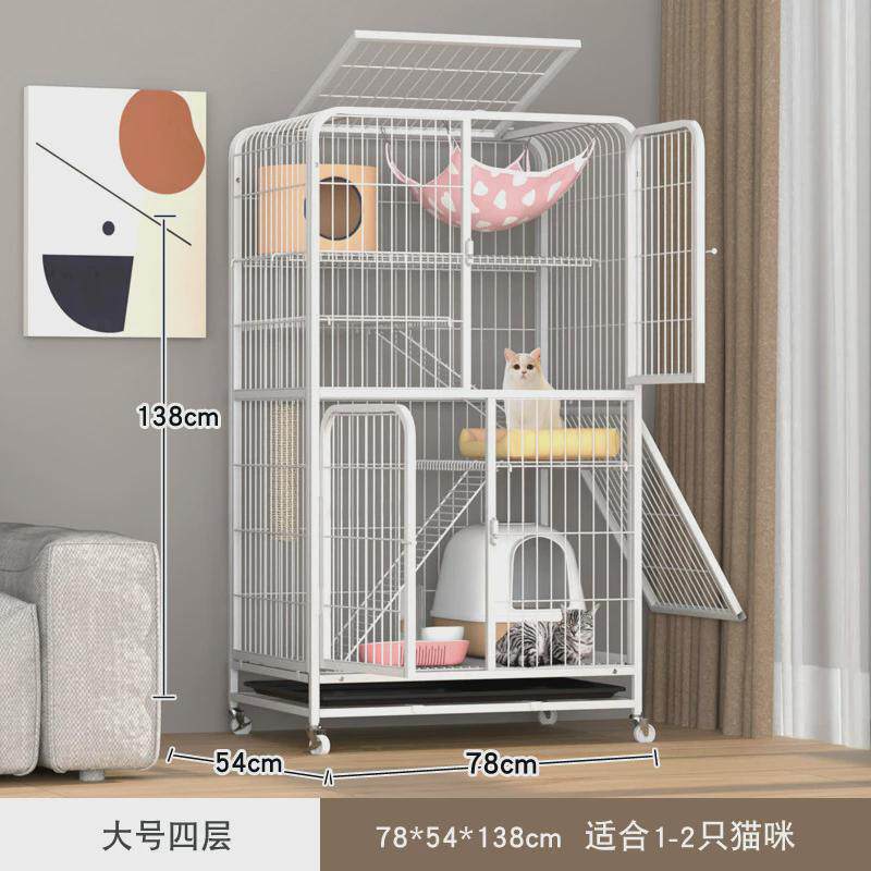 猫笼子猫笼别墅超大空间三层自由家用猫房子猫屋猫柜猫窝猫爬架