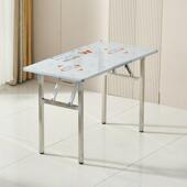 不锈钢折叠桌会议培训电脑桌户外烧烤夜市摆摊桌简约便捷收纳