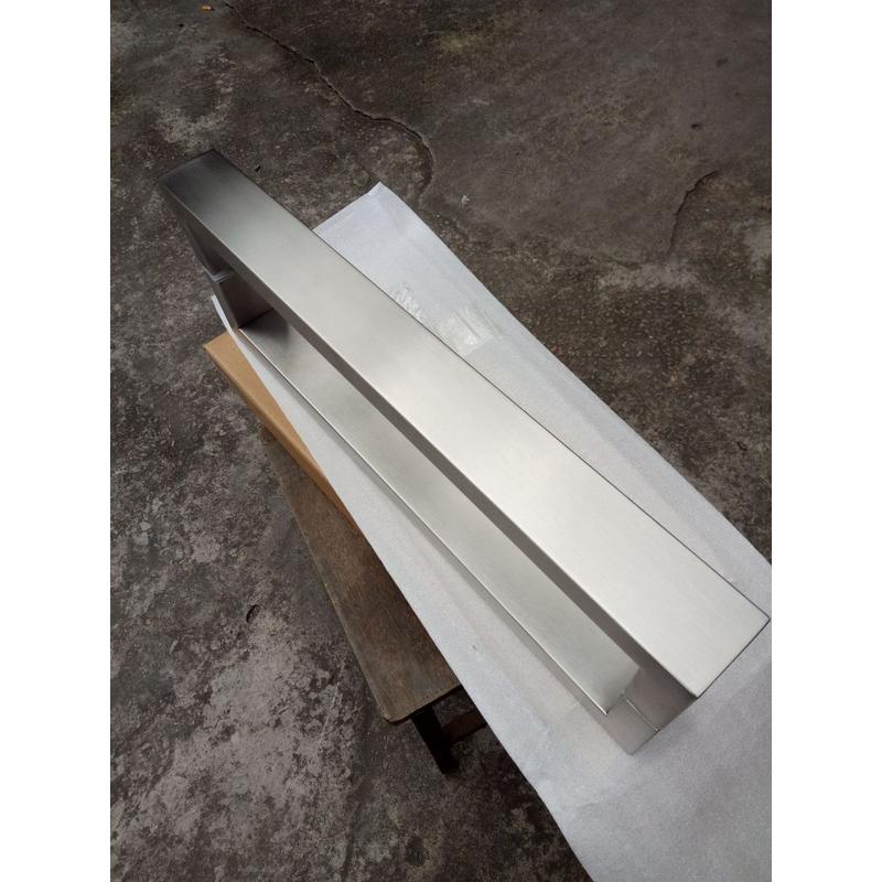 不锈钢方管大门铝合金现代简约大厅玻璃门把手把手门拉手黑色金色