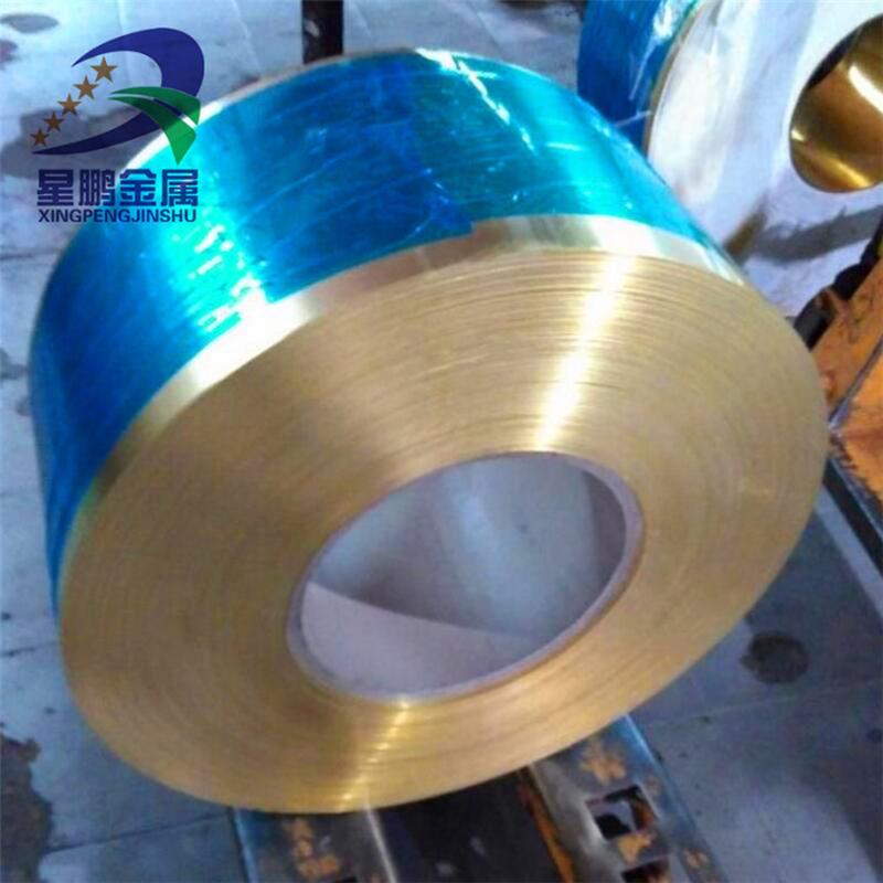 现货批发h62黄铜带/h65黄铜卷紫铜皮黄铜片黄用半硬冲压铜箔