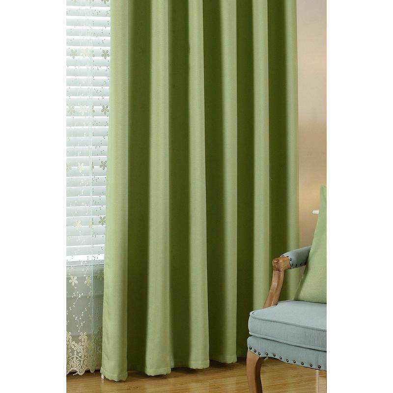 61n简约纯白色棉麻窗帘成品窗帘遮光布半布料卧室客厅加厚试衣间