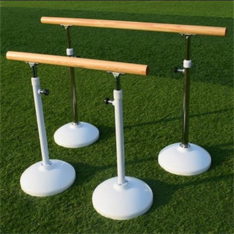 舞蹈把杆水曲柳舞蹈教室移动把杆可升降圆盘压腿杆家用舞蹈把杆