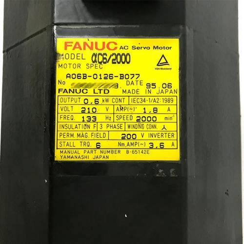 a06b-0126-b0772126-b077b177b075发那科三个现货质保电机月