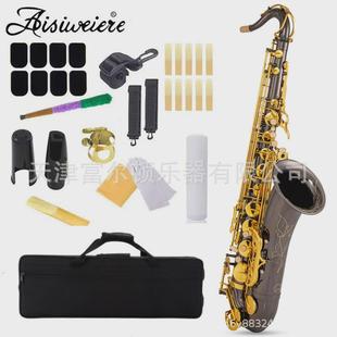 艾斯威尔降B调次中音萨克斯电泳金双键筋次中音萨克斯乐器