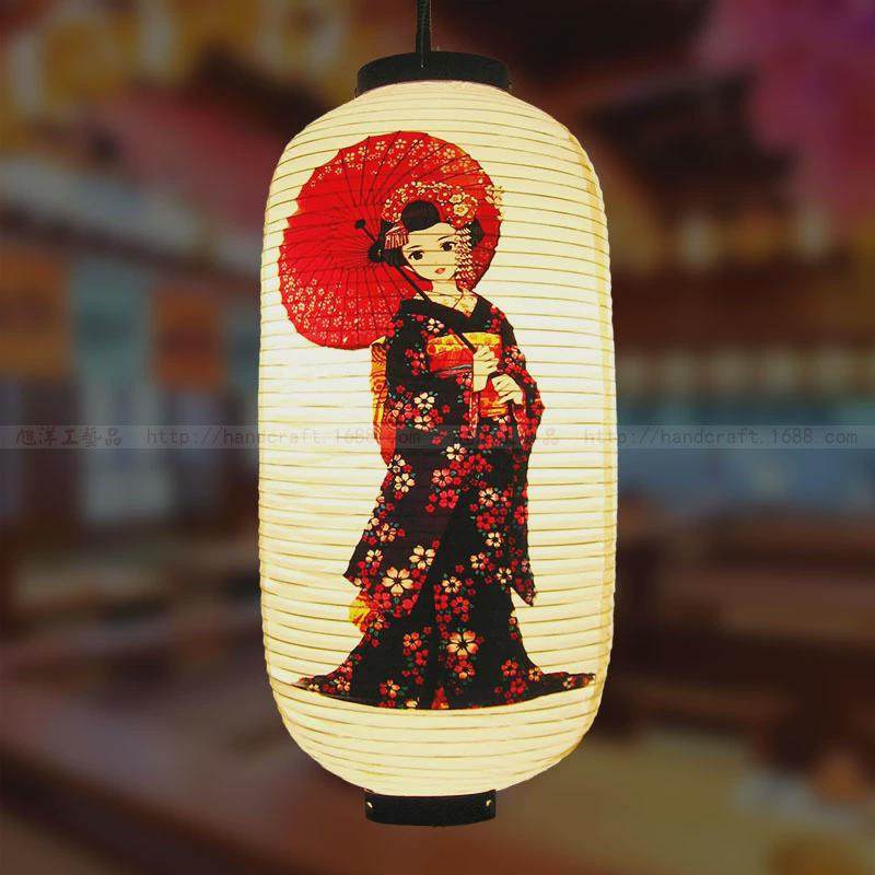 中秋国庆pvc防水防晒灯笼日式料理寿司刺身折叠居酒屋烧肉装饰灯