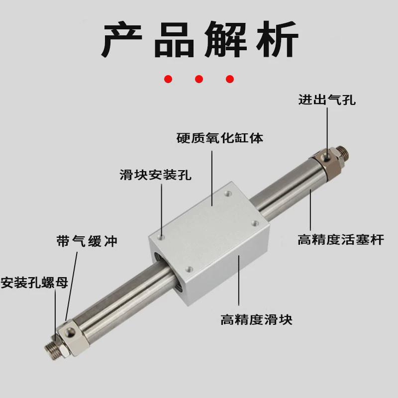 气动磁偶式长行程无杆气缸CY1B/CY3B6-1015202532405063