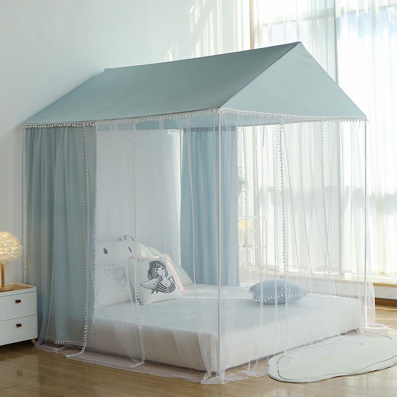 86n新款家用卧室落地蚊帐 儿童床公主蚊帐 蚊帐房帐篷床帘男孩