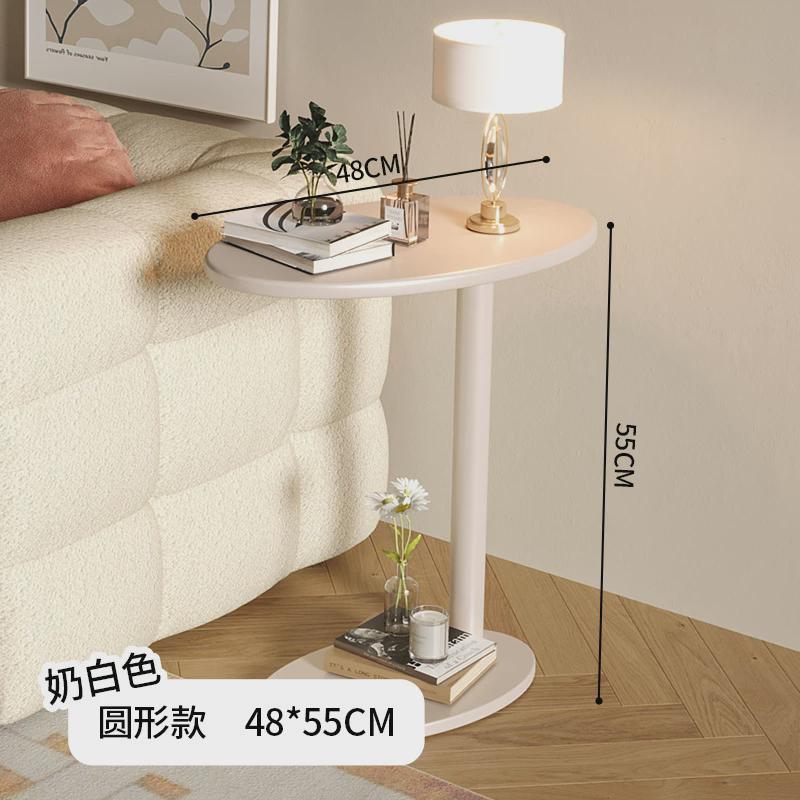 北欧奶油风沙发边几异形角几轻奢小茶几可移动网红现代简约小桌子