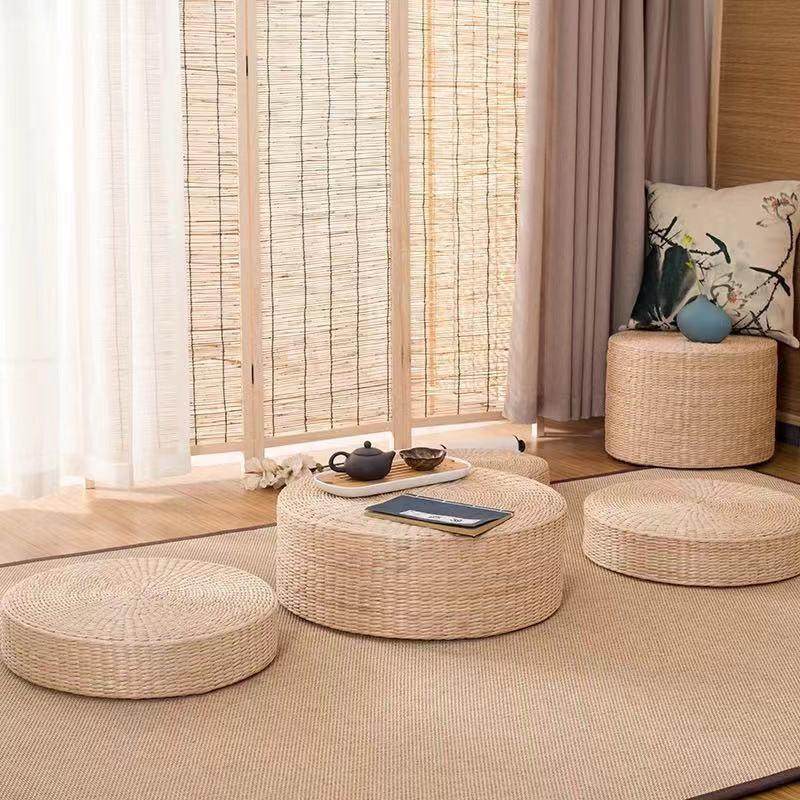 草编茶道圆形坐垫蒲团居家加厚禅修打坐藤编蒲编飘窗垫窗台凳梦域,居家布艺,椅垫,淘宝优惠券,粉丝福利购,淘宝优惠卷
