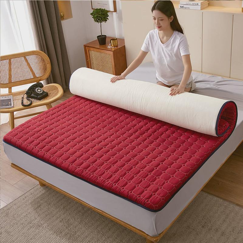 s588床垫薄款褥子单双人垫子宿舍垫被海绵垫家用睡垫1.8m打地