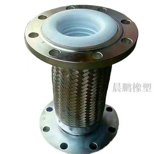 厂家直销衬四不锈钢氟金属波纹软管不锈钢编织四氟波纹管