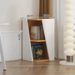 角柜转角柜靠墙歪拐角玄关书柜柜子墙角置物架角落创意三角柜弧形
