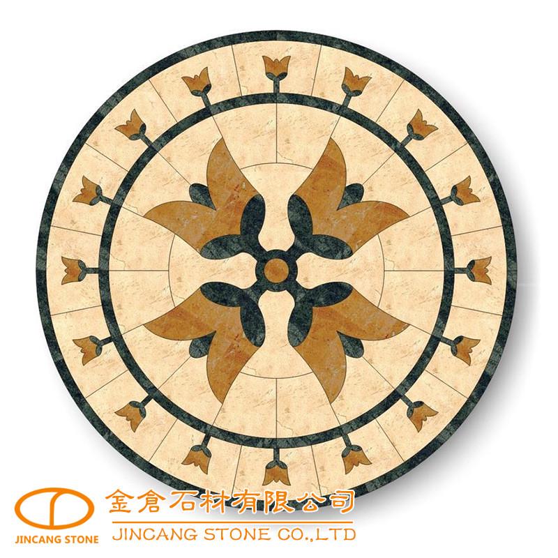 天然大理石石材刀水拼花大理石水刀拼花