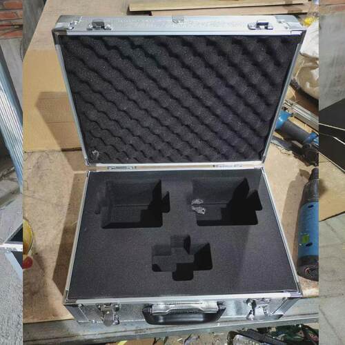定制铝合金箱海绵定做EVA内胎开槽挖孔工具箱子内衬模型仪器保