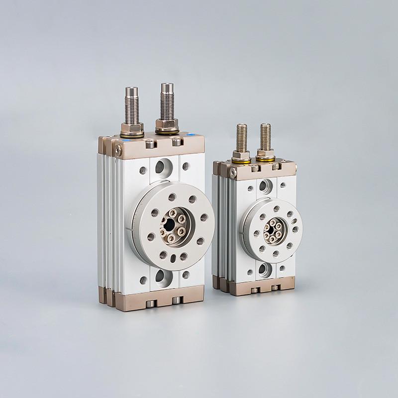 亚德客型HRQ10A/20A/30A旋转摆台气缸90度180度齿杆式回转气缸