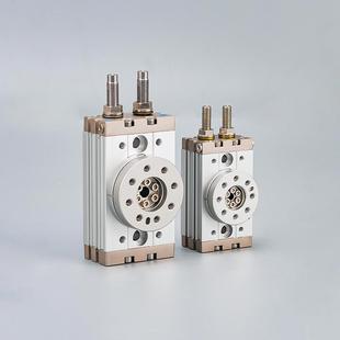 回转气缸 30A旋转摆台气缸90度180度齿杆式 亚德客型HRQ10A 20A