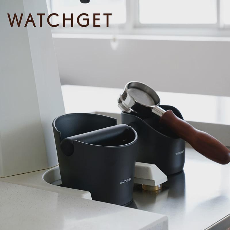 watchget粉渣桶 斜口迷你小型号咖啡机敲渣盒 防滑吧台废渣收纳槽