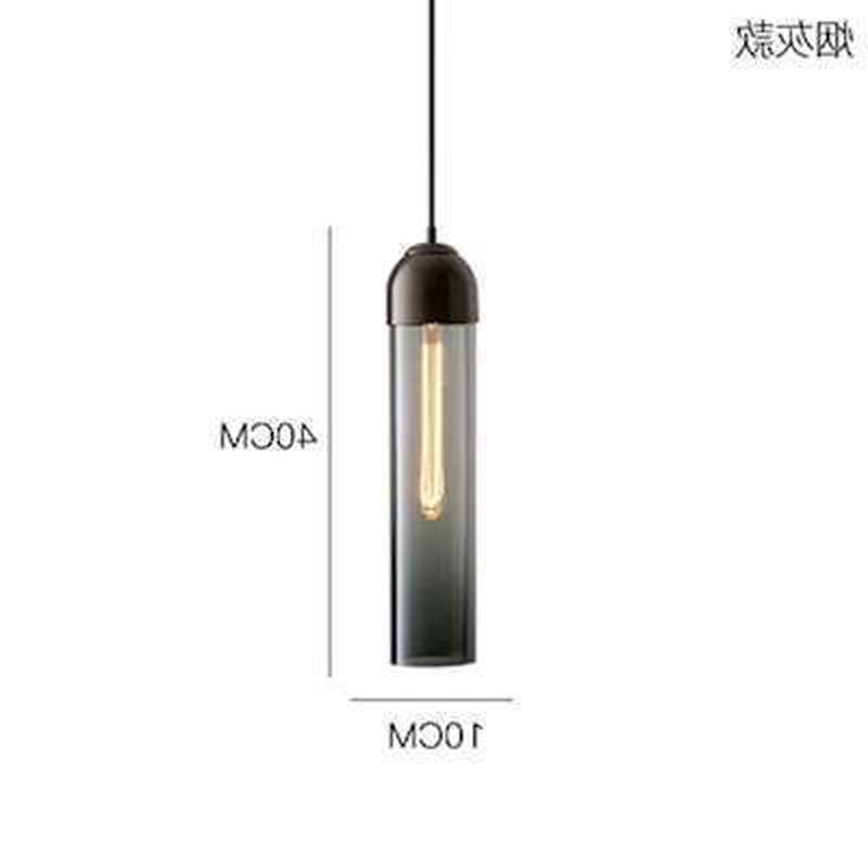 北欧现代简约创意床头壁灯卧室餐厅灯单头玻璃小吊灯