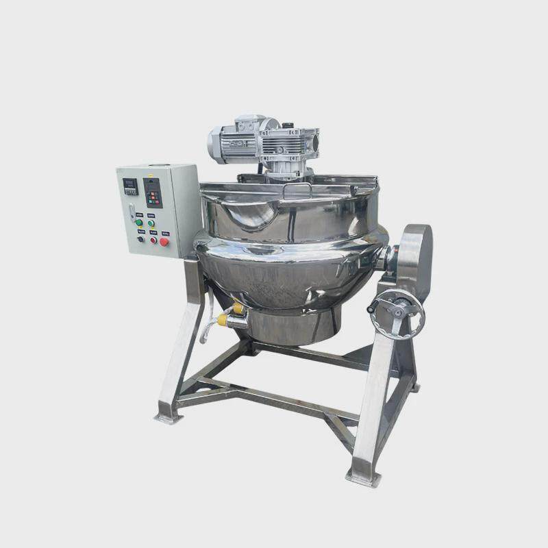 熬粥不锈钢电加热可倾式夹层锅熟食卤蛋卤煮锅食堂商用肉汤蒸煮锅