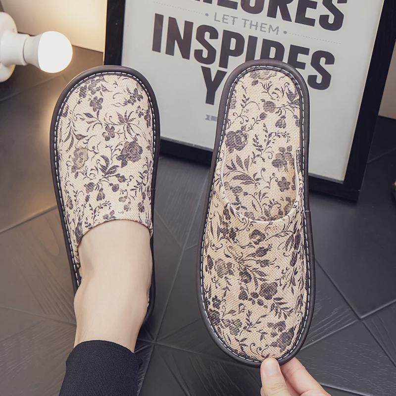 情侣用布拖鞋春秋季男女居室内防滑木地板居布艺四季棉拖鞋,居家布艺,居家棉拖/棉鞋,淘宝优惠券,粉丝福利购,淘宝优惠卷
