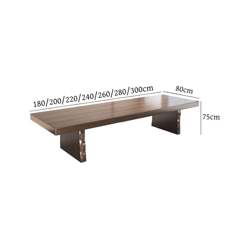 新中式实木茶桌办公室酒店接待禅意大板茶台家用客厅泡茶桌椅组合