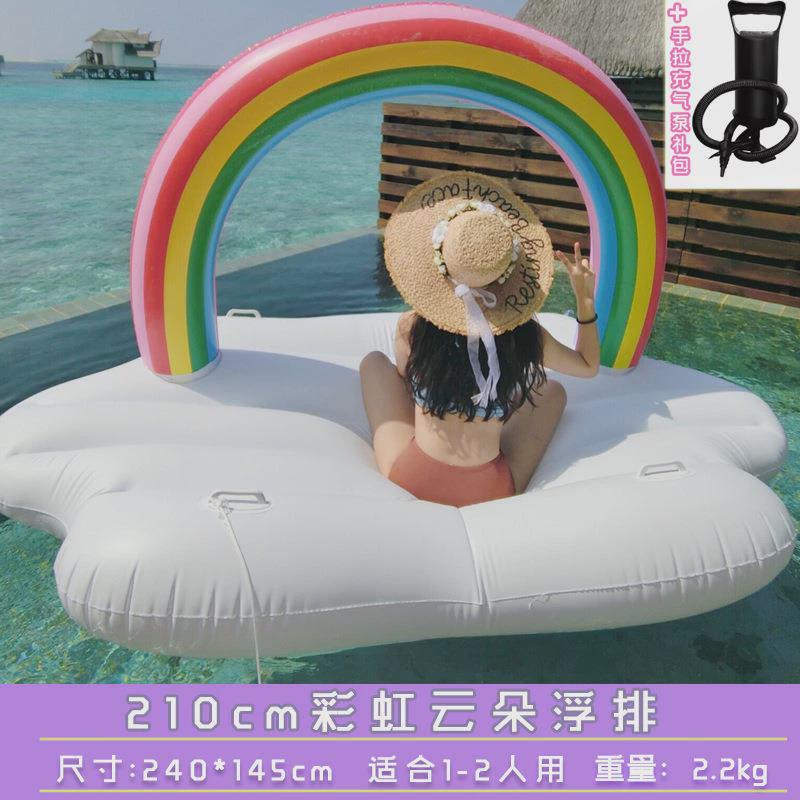 夏日大黄浮排水上充气度假鸭游泳圈坐骑加大加厚鸭子泳圈成人通用