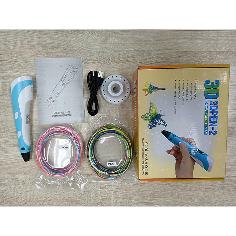 二代3d打印笔配3米12色耗材36电商电商热销3dpen米热卖品
