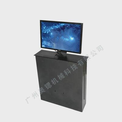 液晶屏升降器奥锶无纸化办公系统广西甘肃22寸升降机双人位电脑桌
