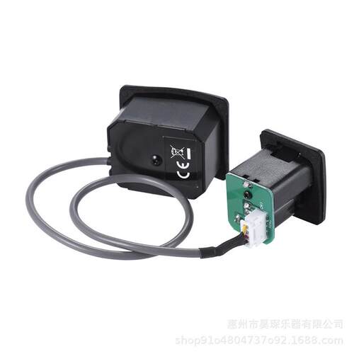 UK吉他拾音器四段UKULELE拾音器带液晶调音器