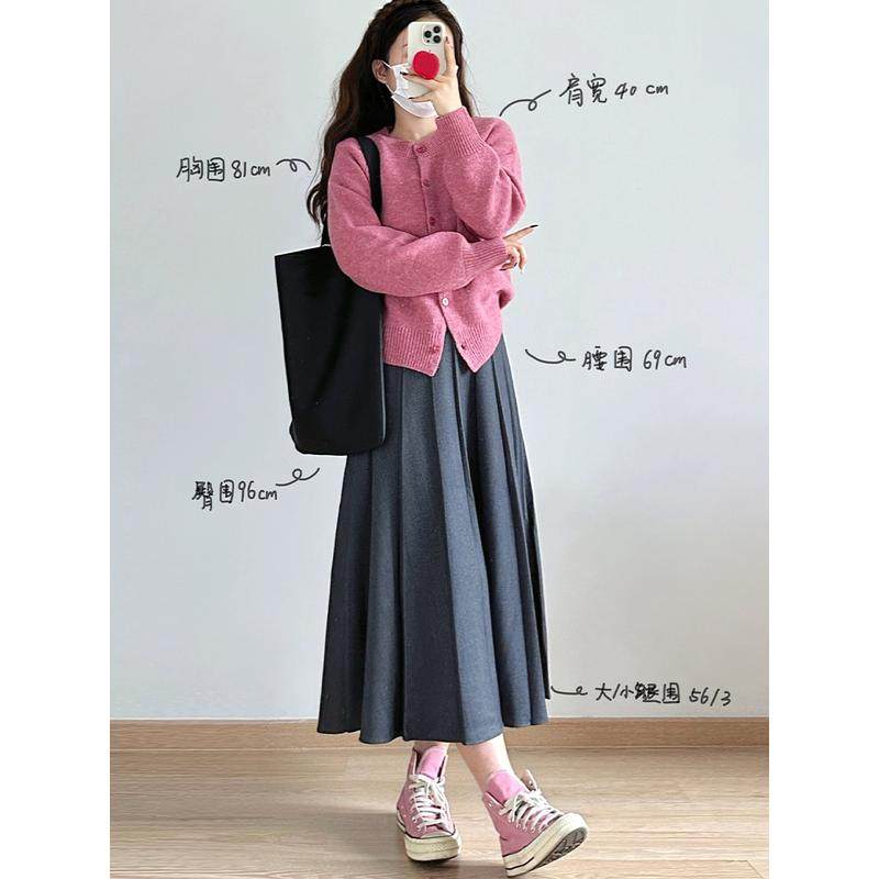 灰色女夏季胖妹妹mm遮胯显瘦a字裙梨形身材百褶裙,女装/女士精品,大码裤装,淘宝优惠券,粉丝福利购,淘宝优惠卷