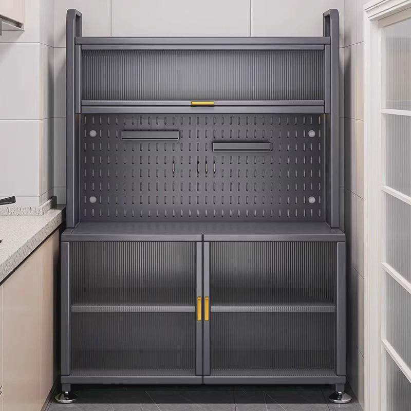 厨房置物架餐边储物柜落地收纳烤箱微波炉锅电器多功能多层橱柜子,收纳整理,收纳洞洞板,淘宝优惠券,粉丝福利购,淘宝优惠卷