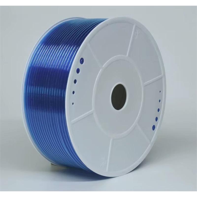 pu橘红软管pu4*2.58*510*6.512*8mm蓝色气管透明黑色塑料管