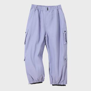 searipe雪怡派3l滑雪裤女男款单板防水防风保暖全压胶专业宽松裤