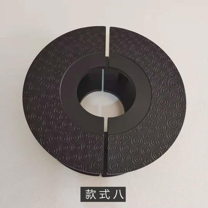 半圆拉丝古铜玻璃门拉手黑色酒店大门拉手推拉门包厢门把手