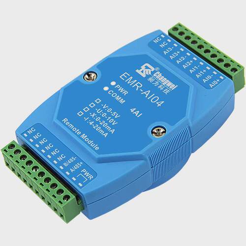 4路模拟量输入模块4-20maemr485工业级抗干扰能力强转-ai04-i