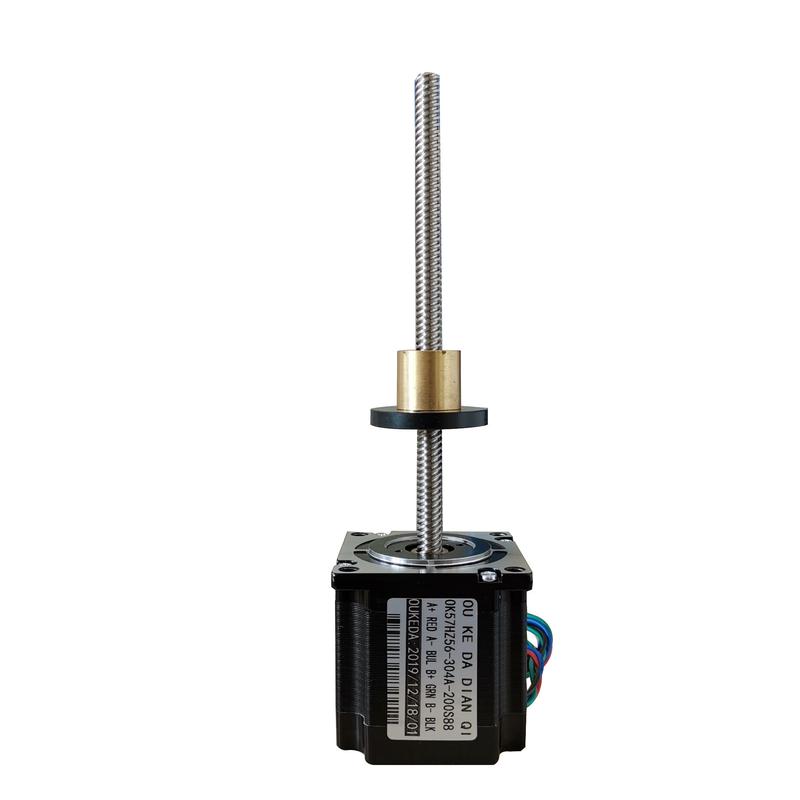 57丝杆电机导程857直线消57步进丝杆电机电机隙螺母nema23