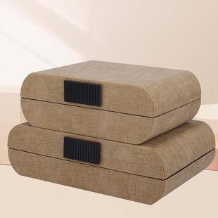 热销软装轻奢现代简约皮质创意爱心五金首饰盒收纳盒家居衣帽间摆