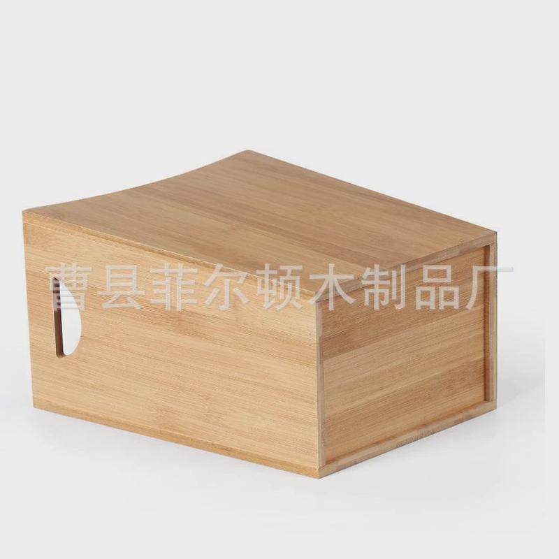 竹制垃圾桶废纸垃圾桶客厅办公室木质收纳桶浴室垃圾桶