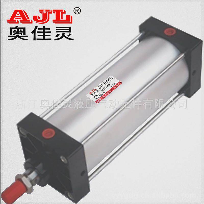 生产供应标准可调行程可调附磁性气缸缓冲气缸scj100*450-150-s