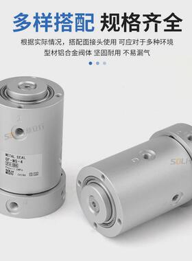 festo费斯托型4路360度gf-m5-4高速多路气动旋转接头